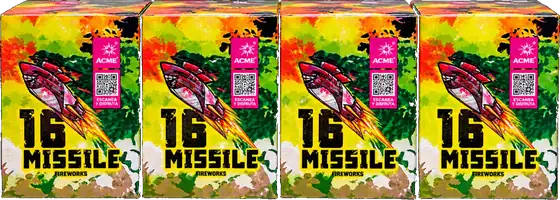 Misilera 16 tiros (4 unidades)