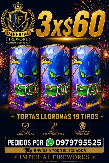 Tortas lloronas Wolf de 19 tiros